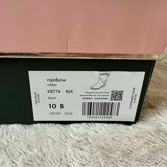 Kate Spade Black Rainboots - Picture 3 of 9